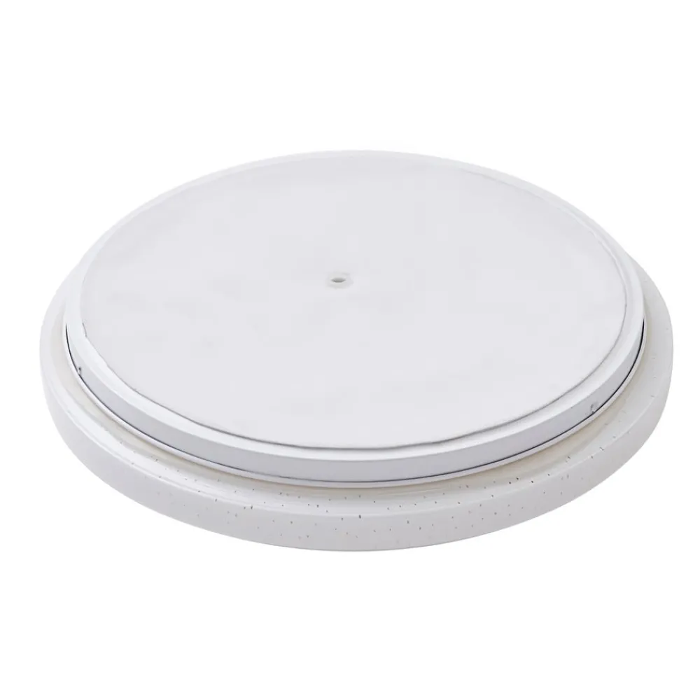 Lindby LED-taklampe Glamo, Ø 39 cm, krom, hvit, IP44| Led-Innendørs