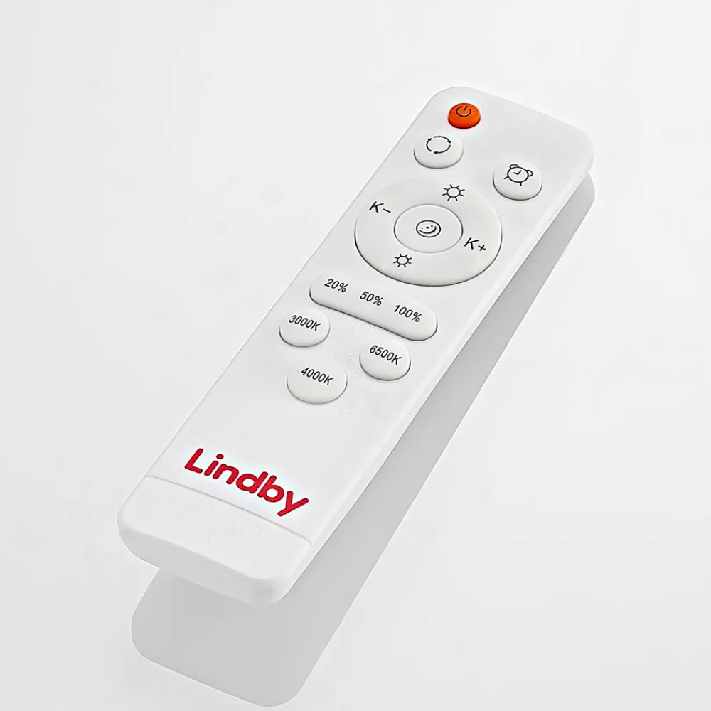 Lindby LED-taklampe Gracjan, svart, metall, CCT, Ø45cm Best