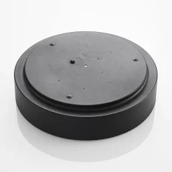 Lindby LED-taklampe Gracjan, svart, metall, CCT, Ø45cm Best