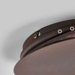 Lindby LED-taklampe Joline, Ø 74 cm, rustbrun, metall Outlet