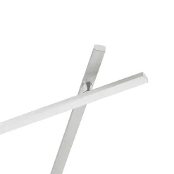 Lindby LED-taklampe Kerem, 345 cm, nikkelfarget, metall| Led-Innendørs