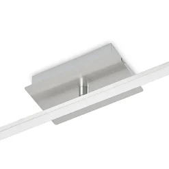 Lindby LED-taklampe Kerem, 345 cm, nikkelfarget, metall| Led-Innendørs
