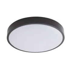 Lindby LED-taklampe Medon, Ø 38 cm, svart, IP44, metall Sale