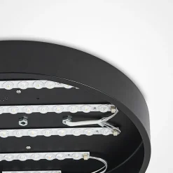 Lindby LED-taklampe Milada, svart, CCT, fjernkontroll| Design- Og Hotellbelysning|Led-Innendørs