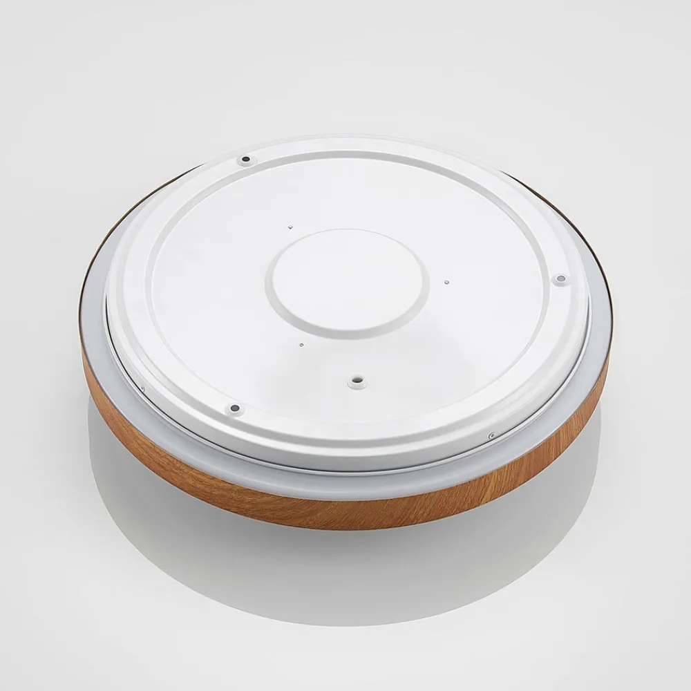 Lindby LED-taklampe Mynte, Ø43cm, treutseende, plast| Led-Innendørs