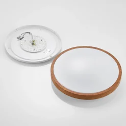 Lindby LED-taklampe Mynte, Ø43cm, treutseende, plast| Led-Innendørs