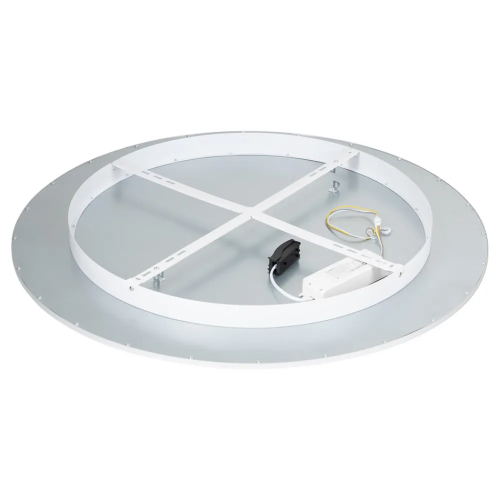 Lindby LED-taklampe Narima, CCT, Ø 80 cm, sølv Outlet