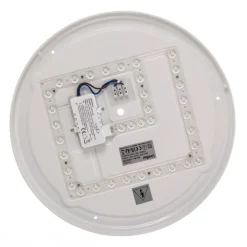 Lindby LED-taklampe Orbi, 38 cm, blå/hvit, plast| Led-Innendørs