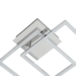 Lindby LED-taklampe Panja, 50 cm, kromfarget, jern| Design- Og Hotellbelysning|Led-Innendørs