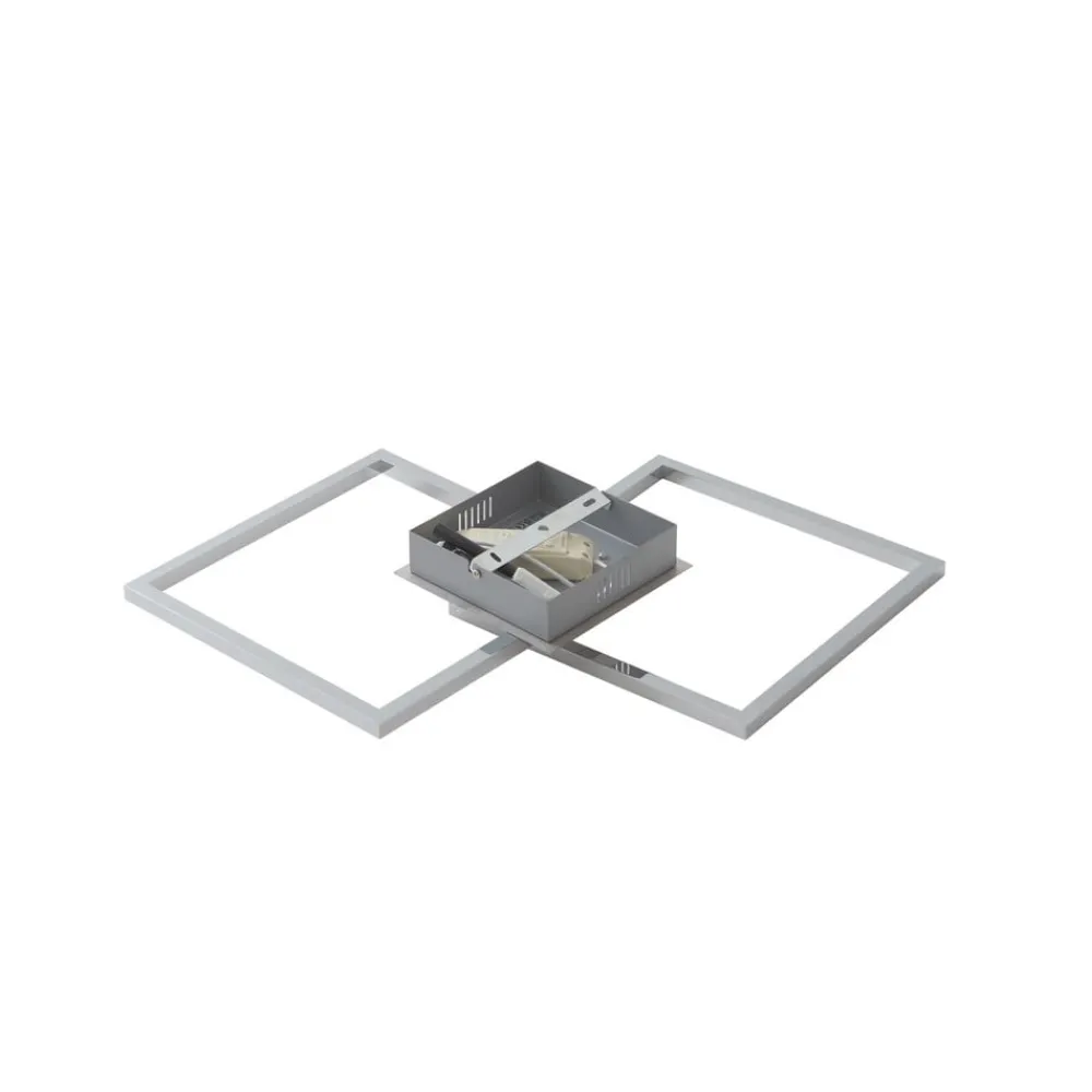 Lindby LED-taklampe Panja, 50 cm, kromfarget, jern| Design- Og Hotellbelysning|Led-Innendørs