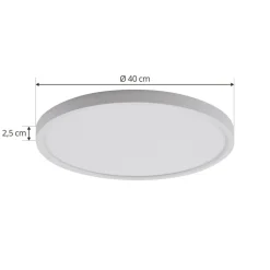 Lindby LED-taklampe Pravin, Ø 40 cm, CCT, hvit| Design- Og Hotellbelysning|Led-Innendørs
