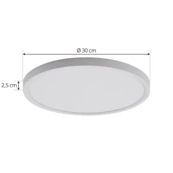 Lindby LED-taklampe Pravin, Ø 30 cm, CCT, hvit Discount