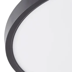 Lindby LED-taklampe Pravin, Ø 23 cm, 3000 K, svart Discount