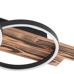 Lindby LED-taklampe Sentoa, tre, 100 cm lang, 3 000 K