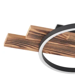 Lindby LED-taklampe Sentoa, tre, 100 cm lang, 3 000 K