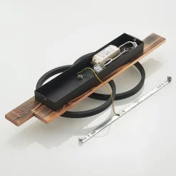 Lindby LED-taklampe Sentoa, tre, 75 cm lang, 3 000 K| Design- Og Hotellbelysning|Led-Innendørs