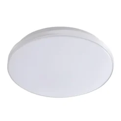 Lindby LED-taklampe Silvryn krom/hvit plast 3000K New
