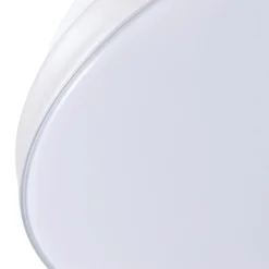 Lindby LED-taklampe Silvryn krom/hvit plast 3000K New