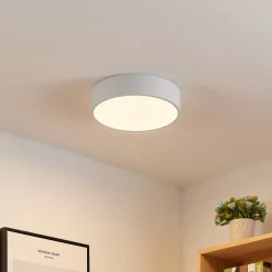 Lindby LED-taklampe Simera, Ø 30 cm, hvit, metall| Design- Og Hotellbelysning|Led-Innendørs
