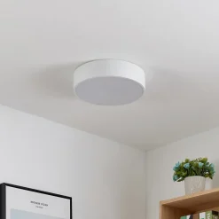 Lindby LED-taklampe Simera, Ø 30 cm, hvit, metall| Design- Og Hotellbelysning|Led-Innendørs