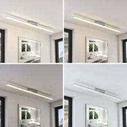 Lindby LED-taklampe til bad Levke, 116 cm, dimbar, IP44 Clearance