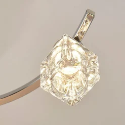 Lindby LED-taklampe Yaro, 8 lyskilder, krom, dimbar Online