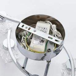 Lindby LED-taklampe Yaro, 8 lyskilder, krom, dimbar Online