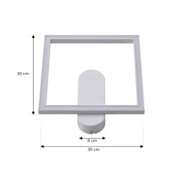 Lindby LED-taklampe Yulla, hvit Sale