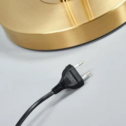 Lindby LED-uplight Eda, høyde 180 cm, messing, dimbar| Led-Innendørs