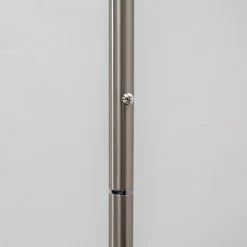 Lindby LED-uplight Malea, 180 cm, nikkel, metall| Gulvlamper