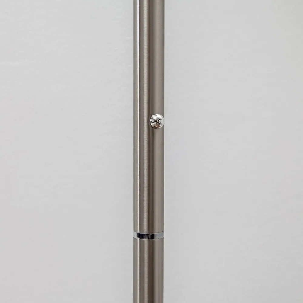 Lindby LED-uplight Malea, 180 cm, nikkel, metall| Gulvlamper