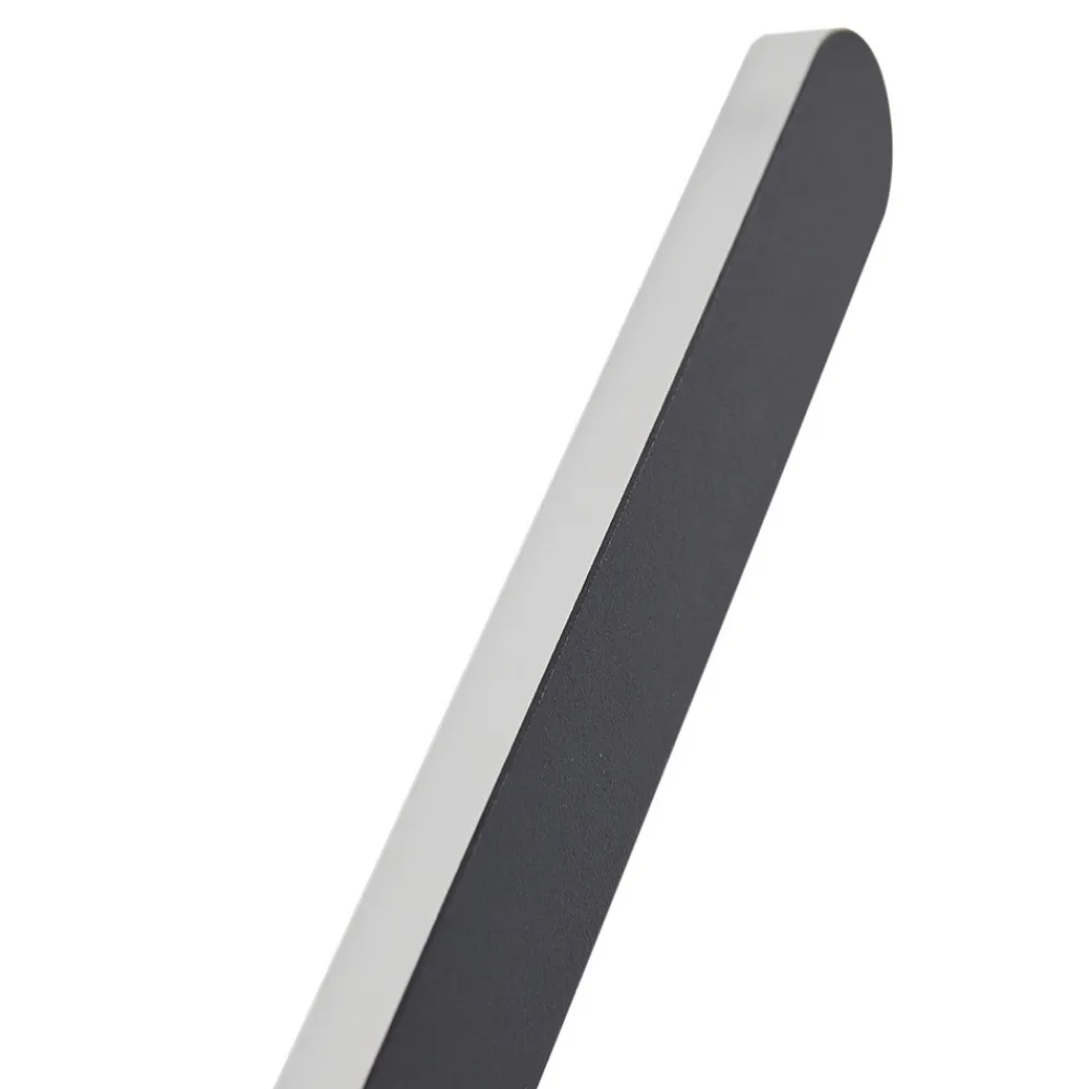 Lindby LED-vegglampe Borian, svart, aluminium, 40 cm