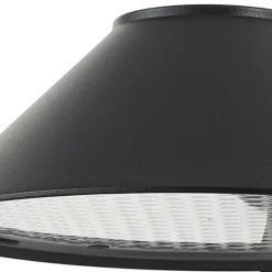 Lindby LED-vegglampe Capelo, svart, aluminium, Ø20cm| Kommersiell Utebelysning|Led-Utendørs