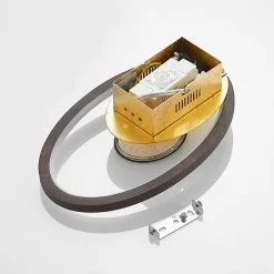 Lindby LED-vegglampe Feival, 29 cm, rust/gull, metall New