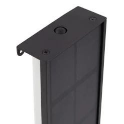 Lindby LED-vegglampe Laarni, dimbar, IP54, svart Hot