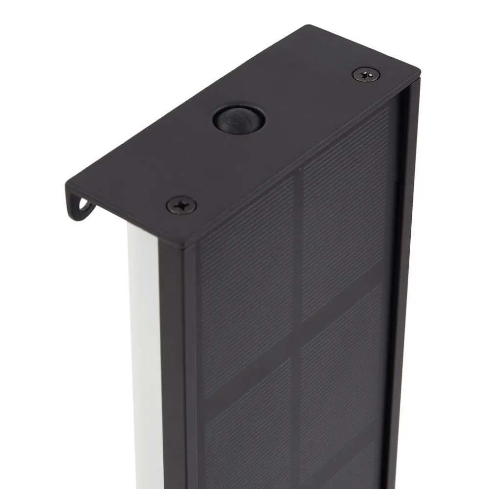 Lindby LED-vegglampe Laarni, dimbar, IP54, svart Hot