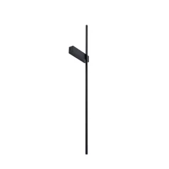 Lindby LED-vegglampe Natsumi, svart, aluminium, 90 cm| Led-Innendørs|Vegglamper