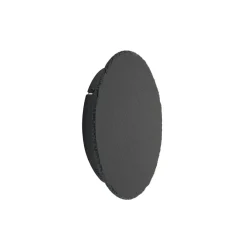 Lindby LED-vegglampe Peetu, Ø 25 cm, skifer, dimbar| Vegglamper