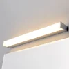 Lindby LED-vegglampe Philippa, kantet, 59 cm, krom, IP44 Outlet