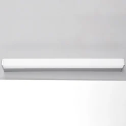 Lindby LED-vegglampe Philippa, kantet, 59 cm, krom, IP44 Outlet