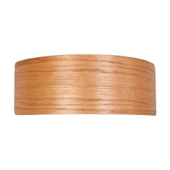 Lindby LED-vegglampe Rafailia, bredde 23 cm, tre, 3 000 K Online