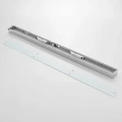 Lindby LED-vegglampe til bad Layan, 120 cm, krom, metall| Led-Innendørs|Vegglamper