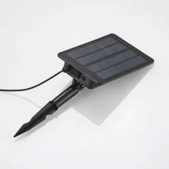 Lindby Lexiane LED-solcellelamper, sett med 3, stål New