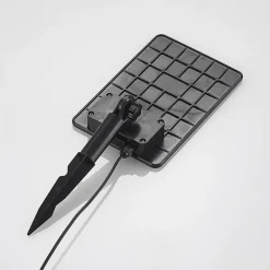 Lindby Lexiane LED-solcellelamper, sett med 3, stål New