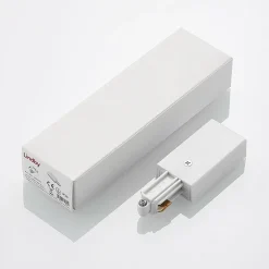 Lindby Linaro endemating, hvit, 1-fase system| Skinnesystem