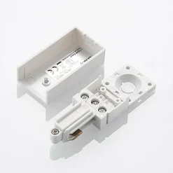 Lindby Linaro endemating, hvit, 1-fase system| Skinnesystem