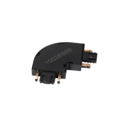 Lindby L-kobling Lumaro, svart, 90°, avrundet, sett med 2 stk Online