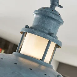 Lindby Louisanne taklampe, grågrønn, metall, Ø 35cm| Design- Og Hotellbelysning