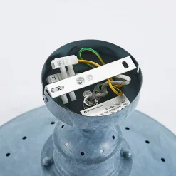 Lindby Louisanne taklampe, grågrønn, metall, Ø 35cm| Design- Og Hotellbelysning