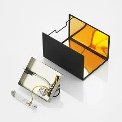 Lindby Lukani vegglampe, kantet| Design- Og Hotellbelysning|Vegglamper